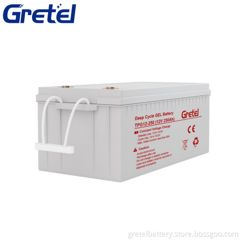 Rechargeable 12V 200ah Deep Cycle Gel Solar Battery